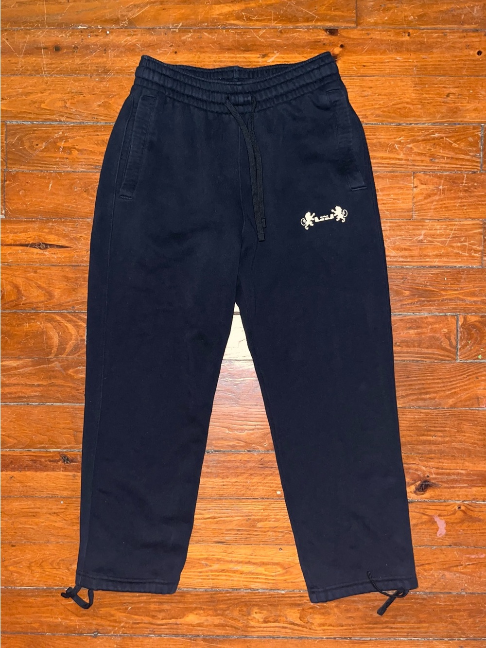 Nike LeBron James Open Hem Black Pants Sweatpants Men's Size Medium